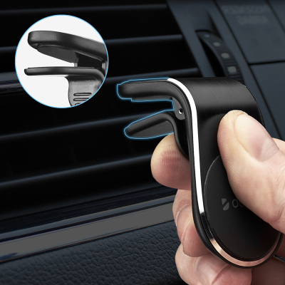 Автодержатель магнитный Deppa Mage Bend крепление в решетку вентиляции (Автодержатель магнитный Deppa Черный)