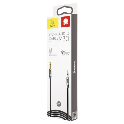 Аудио кабель Baseus AUX Yiven Audio Cable M30 (Кабель Baseus Черный)