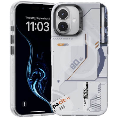 Чехол Benks MagClap Perspective для iPhone 16 Plus (MagSafe) (Накладка Benks Белый)