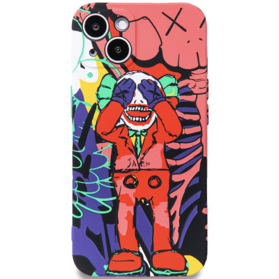 Чехол iPhone 13 Накладка Силикон Luxo Kaws series (iPhone 13 Накладка Силикон Luxo Вид 09)