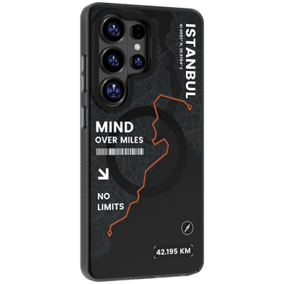 Чехол Benks MagClap City Istanbul для Samsung S26 Ultra (MagSafe) (Накладка Benks Чёрный)