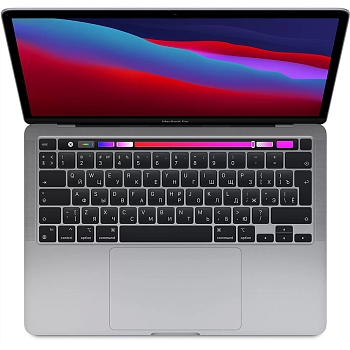 Apple MacBook Pro 13 Retina MYD82 (M1, 8GB, 256GB) Touch Bar, Серый Космос