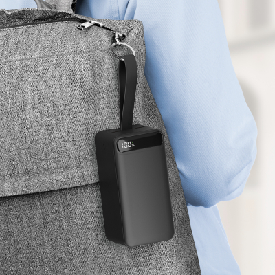 Внешний аккумулятор Deppa NRG Turbo 50000 mAh 22.5 ватт (Внешний аккумулятор Deppa Черный)