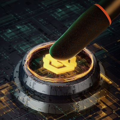 Игровые сенсорные напальчники Benks Gaming, 4шт (Сенсорные игровые напальчники Benks Черный)