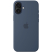 Чехол Silicone Case для iPhone 16 (с MagSafe) (Накладка Синий Деним)
