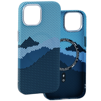 Чехол Luxo Carbon Series для iPhone 15 Pro Магнитный (с MagSafe)