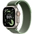 Apple Watch Ultra 3 (49mm) Натуральный титан, Trail Loop, Зелёный (без RuStore)