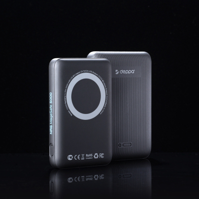 Внешний аккумулятор Deppa NRG 5000 mAh (с функцией MagSafe) (Внешний аккумулятор Deppa Черный)