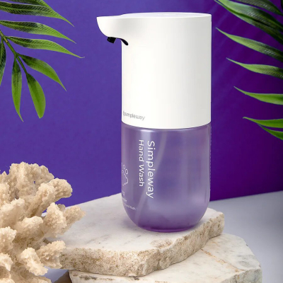 Автоматический дозатор мыла Simpleway, Фиолетовый (Сенсорная мыльница Xiaomi Simpleway Фиолетовый)