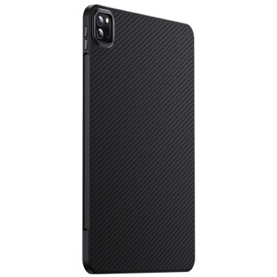 Кевларовый чехол Benks Hybrid для iPad Pro 12.9 2018, 2020, 2021, 2022 (Накладка Черный Карбон)
