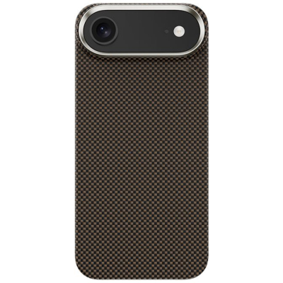 Кевларовый чехол Benks ArmorTint (MCF) для iPhone Air (MagSafe) (Накладка Черно-Золотой Карбон)