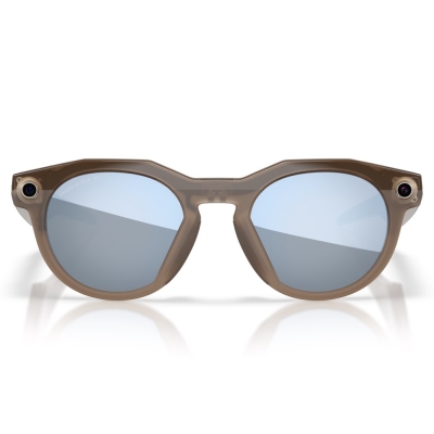 Умные очки Oakley HSTN, Дымчато‑коричневая оправа, Поляризационные линзы, Синие линзы Prizm (Очки Oakley Дымчато‑коричневый)