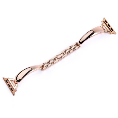 Браслет стальной Starlight Band для Apple Watch 38, 45, 49mm (Браслет Металл Розовое Золото)