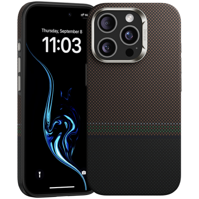 Кевларовый чехол Benks ArmorPro Prestige для iPhone 16 Pro Max (MagSafe) (Накладка Prestige Карбон )