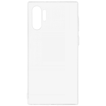 Чехол Samsung Note 10+ Накладка Силикон Прозрачный DF