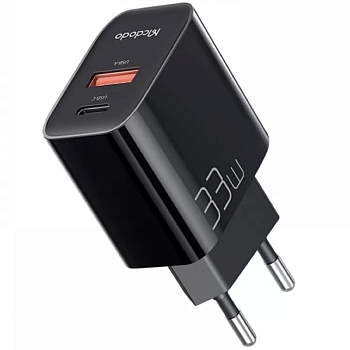 Сетевое ЗУ Mcdodo USB-A + USB-C, 33 ватт