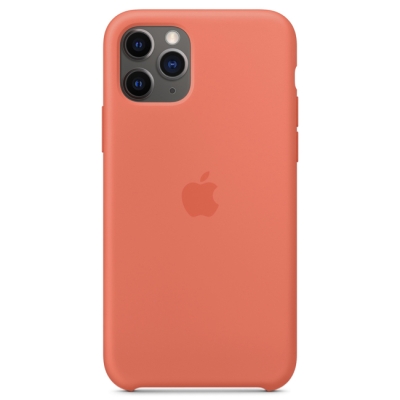 Чехол iPhone 11 Pro Накладка Silicone Case (iPhone 11 Pro Накладка Спелый клементин)