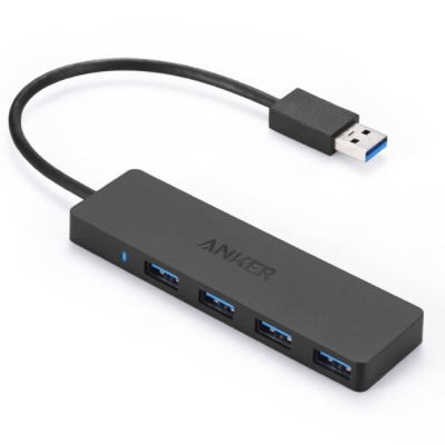 Многопортовый адаптер Anker на 4 USB порта