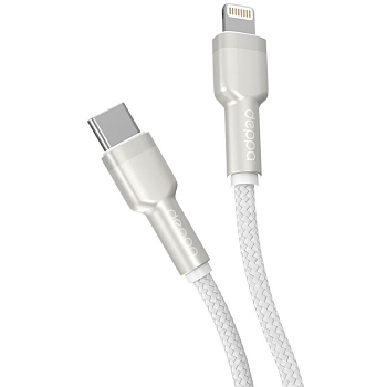 Кабель USB-C to Lightning Deppa Elite Cable 1 м (Плетеный)