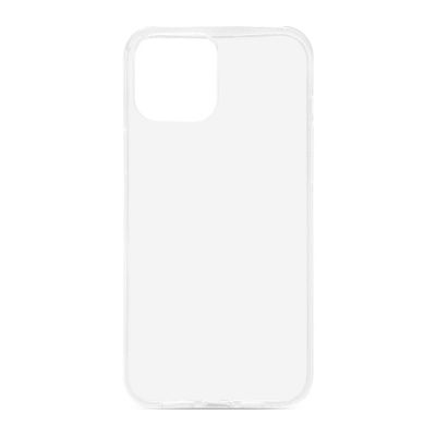 Чехол iPhone 13 Pro Накладка Силикон Прозрачный DF (iPhone 13,13 Pro Накладка Прозрачный Белый)
