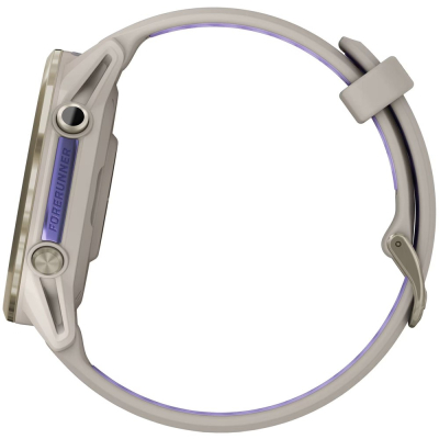 Garmin Forerunner 970, Золотистые, Ремешок индиго (Garmin Forerunner 970 Золотистые)