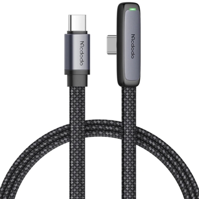 Кабель Mcdodo USB-C to USB-C Zebra Series 65W 1.2 м (Плетеный) (Кабель Mcdodo Черный)