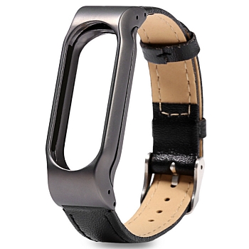 Браслет для фитнес трекера Xiaomi Mi Band 2 Кожзам