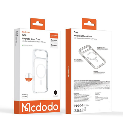 Чехол Mcdodo PC-1827 Clear (CB) для iPhone Air (MagSafe) (Накладка Прозрачный)