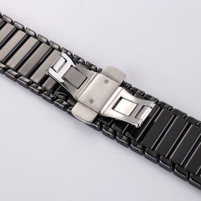 Браслет керамический Ceramics для Apple Watch 38, 40, 41mm (Браслет Apple Watch Керамика Черный)