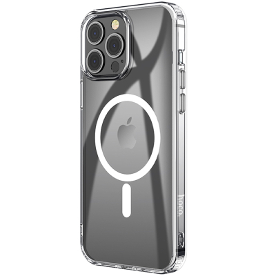 Чехол накладка Hoco для iPhone 14 Pro (с поддержкой MagSafe) (iPhone 14 Pro Накладка Прозрачный)