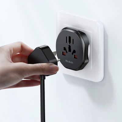 Универсальный Travel-адаптер Mcdodo CP-455, Евро вилка (ЗУ Универсальный Черный)