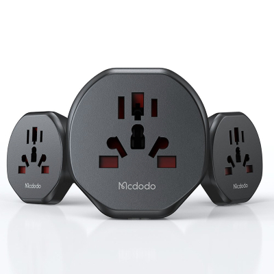 Универсальный Travel-адаптер Mcdodo CP-455, Евро вилка (ЗУ Универсальный Черный)