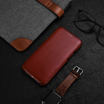 Чехол iPhone 11 Pro Книжка Боковая Кожзам iCarer (iPhone 11 Pro Книжка Боковая iCarer Красный)