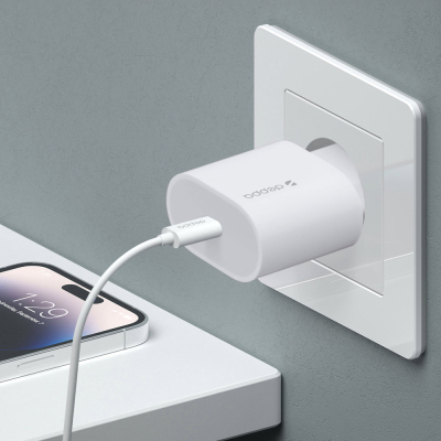 Сетевое ЗУ Deppa 11448, 20 ватт, 1 выход: USB-C (Сетевое ЗУ Deppa Белый)