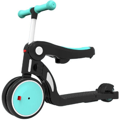 Самокат-беговел 5 в 1 BeBeHoo Deformation Stroller (DGN5-1) Бирюзовый (Самокат-беговел Бирюзовый)