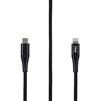 Кабель USB-C to Lightning TFN 1м (Плетеный)