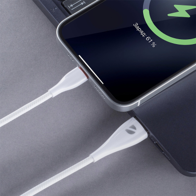 Кабель Deppa 72291, USB-A → Lightning, длина 1 м (Кабель Deppa Белый)