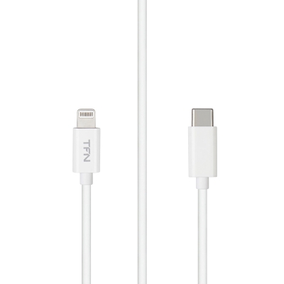 Кабель USB-C to Lightning TFN 20 ватт 1 м 