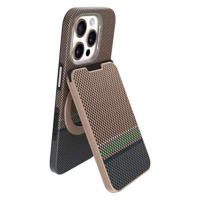 Кевларовый картхолдер с подставкой Benks ArmorGo (с MagSafe) (Картхолдер Prestige)