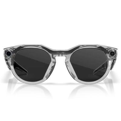 Умные очки Oakley HSTN, Прозрачная оправа, Фотохромные линзы, от прозрачного к Темно-серому (Очки Oakley Прозрачный)