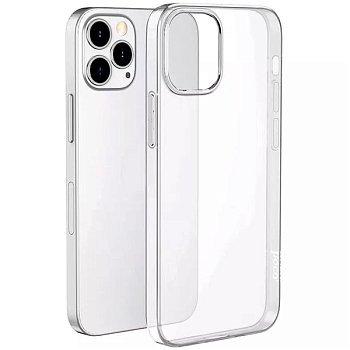 Чехол iPhone 13 Pro Max Накладка Силикон Прозрачный Hoco Light Series