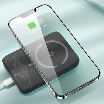 Беспроводной Power Bank Benks MP06, 10.000 мАч, MagSafe (Внешний аккумулятор Benks Черный)