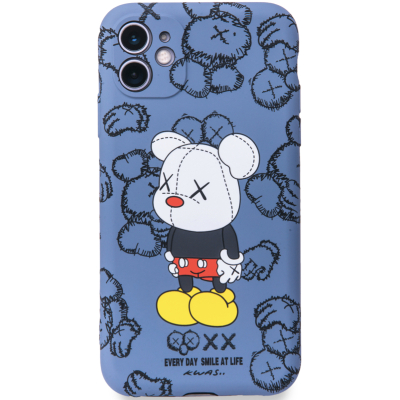 Чехол iPhone 11 Накладка Силикон Luxo Kaws series (iPhone 11 Накладка Силикон Luxo Вид 13)