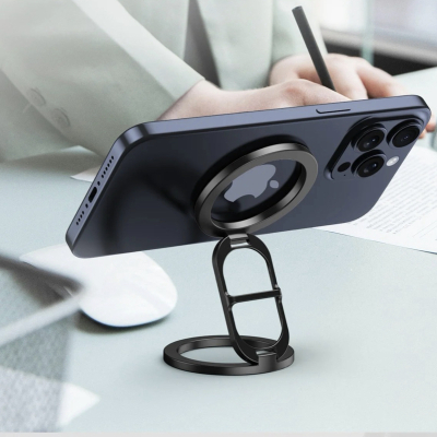 Складной двусторонний держатель MagSafe (Складной держатель Темно-серый)