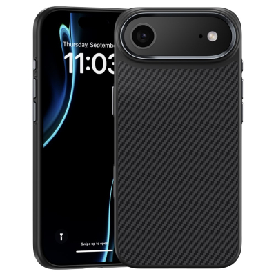 Кевларовый чехол Benks ArmorPro для iPhone Air (MagSafe) (Накладка Черный Карбон)