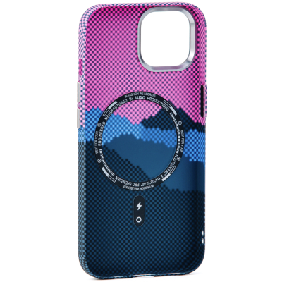 Чехол Luxo Carbon Series для iPhone 15 Pro Магнитный (с MagSafe) (Чехол Luxo S9)