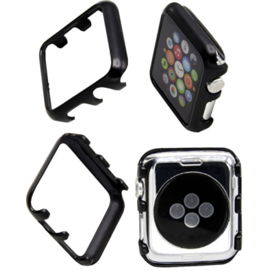 Чехол NVC для Apple Watch 42mm Накладка Пластик (Чехол Apple Watch 42 mm NVC Накладка Черный)