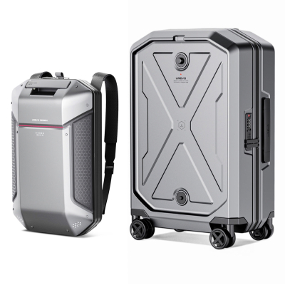 Чемодан с рюкзаком UREVO EVA Magnetic Suitcase 21" Серый (Чемодан Xiaomi Серый)