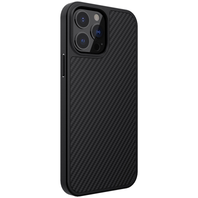 Чехол iPhone 13 Pro Накладка Пластик Nillkin Synthetic Fiber Case (iPhone 13 Pro Накладка Пластик Nillkin Черный)