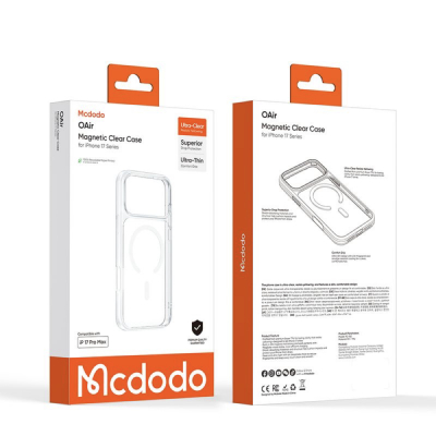Чехол Mcdodo PC-1822 Clear для iPhone 17 Pro Max (MagSafe) (Накладка Прозрачный)